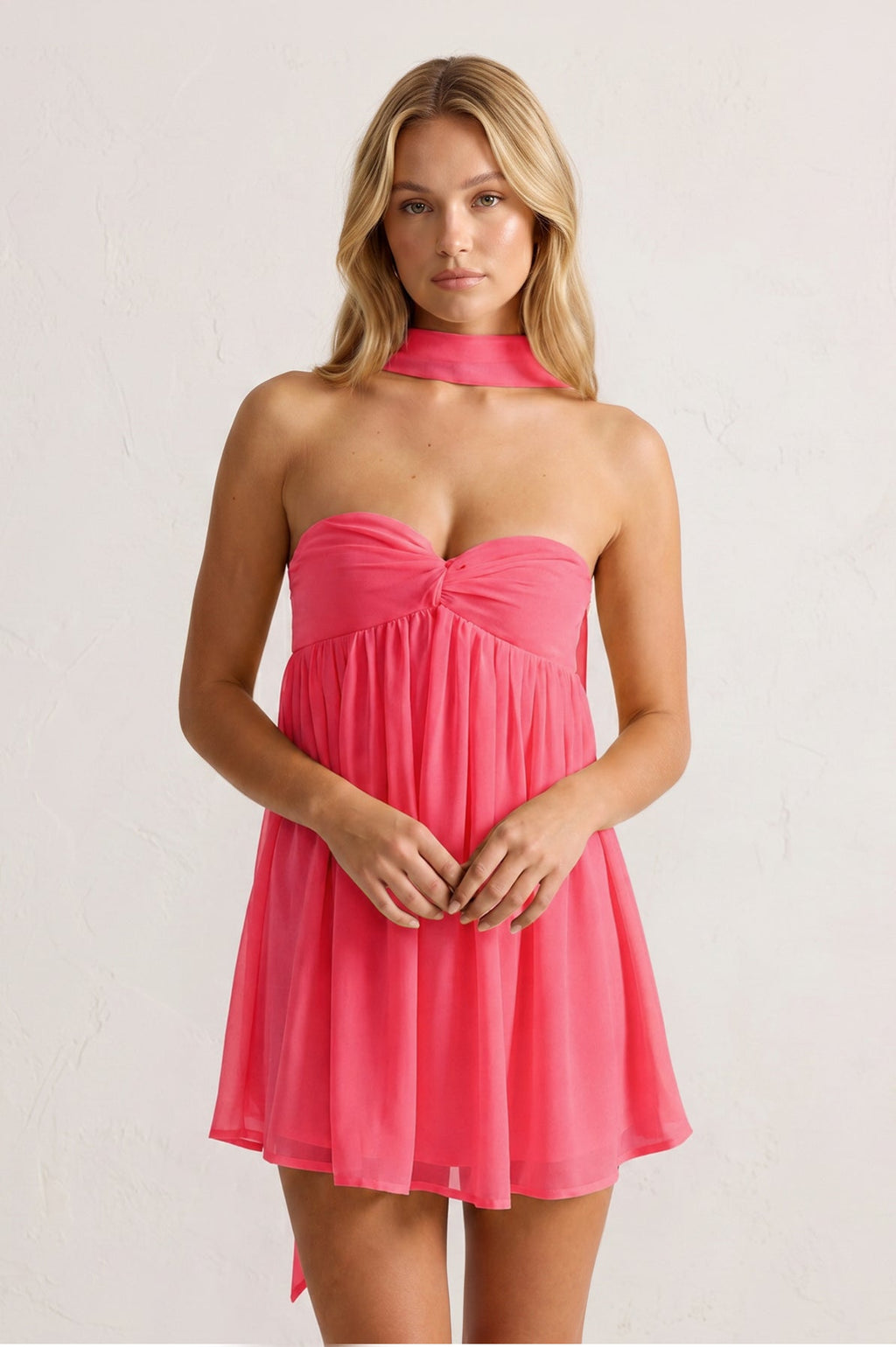 Sweetheart Ruched A-Line Chiffon Homecoming Dress