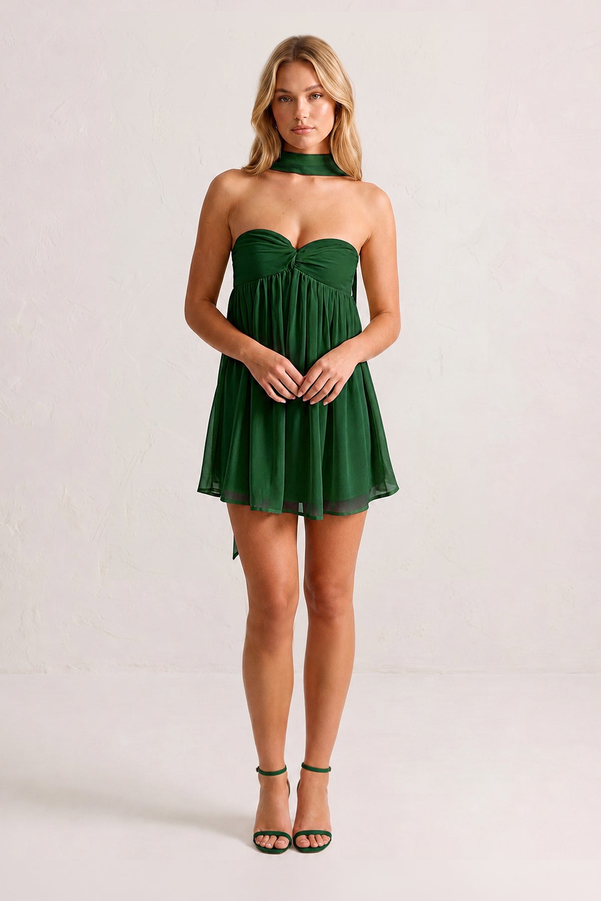Sweetheart Ruched A-Line Chiffon Homecoming Dress