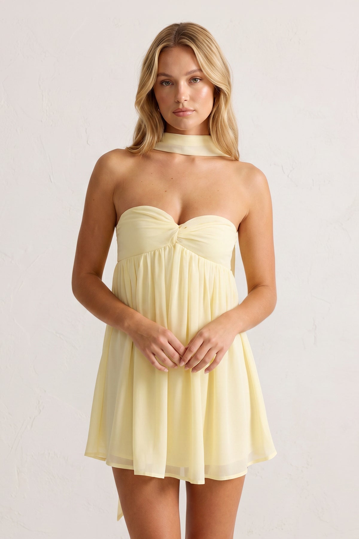 Sweetheart Ruched A-Line Chiffon Homecoming Dress