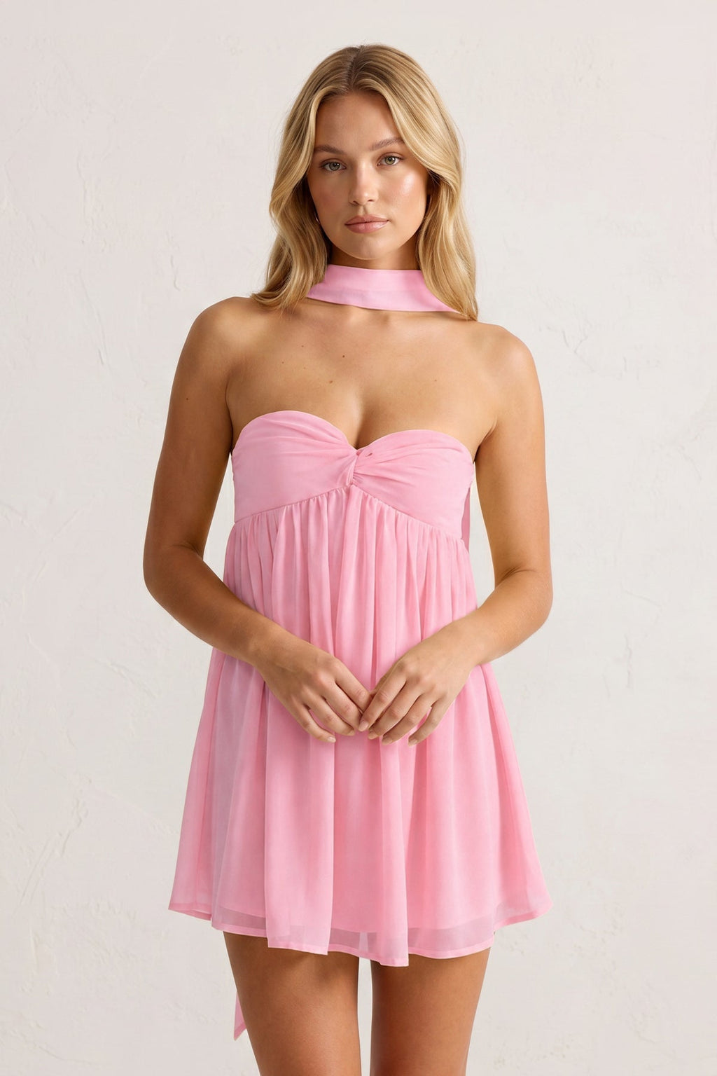 Sweetheart Ruched A-Line Chiffon Homecoming Dress
